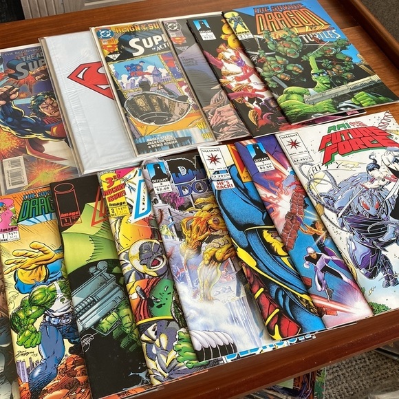 Comic Book Lot of 14 1990s Comics, Savage Dragon, Superman and More! - Picture 2 of 7